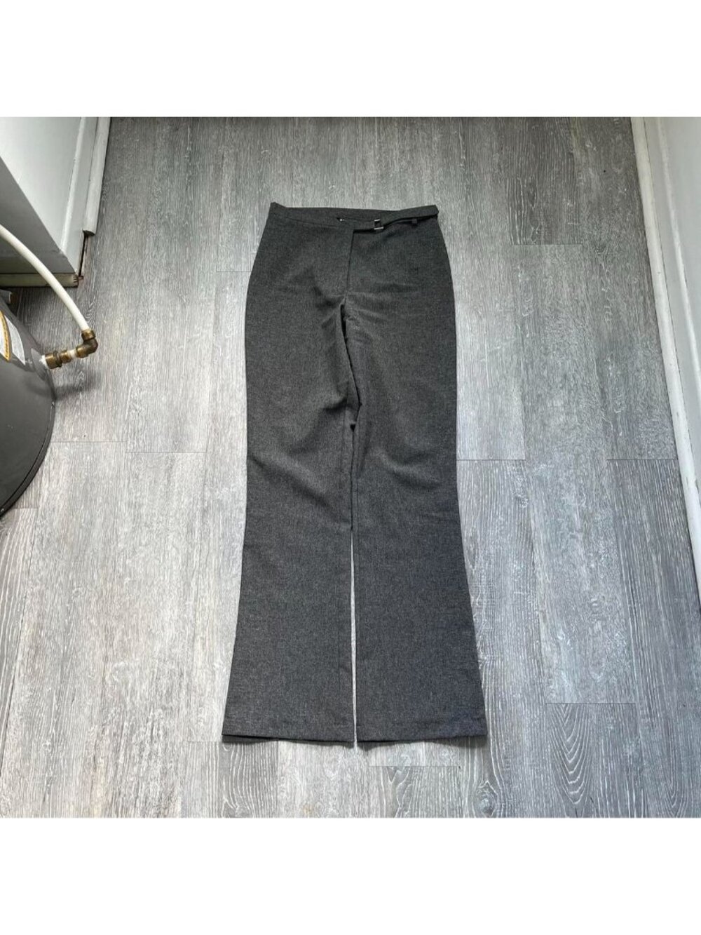 Grey / Silver Toned Vintage 90’s “Finally” Preppy / Flared / Wide Leg Pants